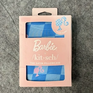 Funda de almohada satinada Barbie x Kitsch edición limitada 1 funda de almohada estándar 26x19 - Imagen 1 de 3