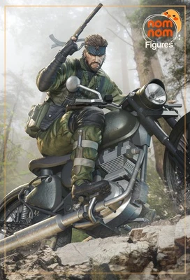 Naked Snake Big Boss Modello in resina Stampa 3D kit da Assemblare e dipingere - Immagine 1 di 4