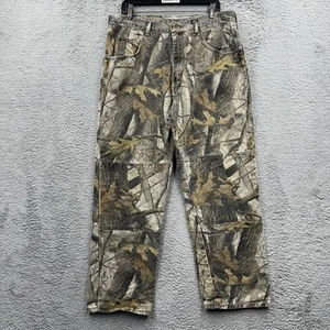 Vintage 90s Wrangler Realtree Hardwoods Double-knee Camo Pants 36x30 - Picture 1 of 9