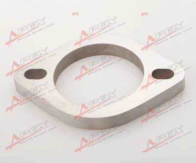 3.5" 2 Bolt SS304 Slotted Flange Exhaust Downpipe Pipe Catback Header 1/2" Thick - Image 1 of 3