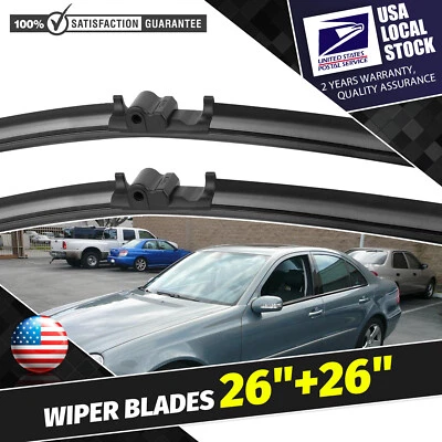 Limpiaparabrisas delantero 26" y 26" para Mercedes Benz Clase S CL 2001-2006 Foto 1 de 4