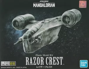 Bandai Star Wars Plastic Vehicle Model 018 Kit The Mandalorian Razor Crest - Picture 1 of 1