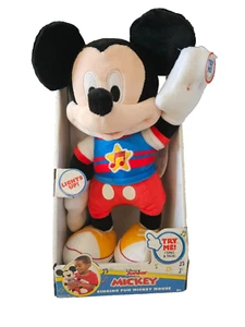Juguete de peluche Disney Jr Singing Mickey Mouse 10" requiere 2 pilas "AA" - Imagen 1 de 4