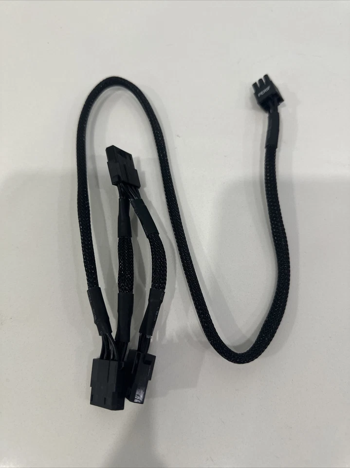EVGA SuperNOVA 650 750 850 1000 G5 6-pin to 3x 4pin Perif/Molex Cable ORIGINAL - Image 1 of 3