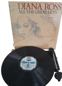 DIANA ROSS - ALL THE GREAT HITS GATEFOLD LP MOTOWN 1981 VINYL NEAR MINT £8.59 - Picture 1 of 3