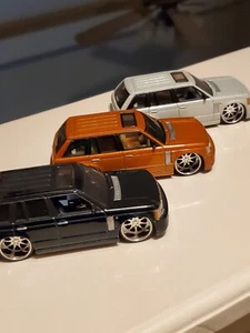 Hotwheels Dropstars Range Rover 1/50 Druckguss Dreierset - Bild 1 von 4
