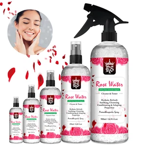 Rosenwasser Toner, 100 % reines natürliches Rosenwasserspray Rosen Gesicht Hydrosol Nebel UK - Bild 1 von 9
