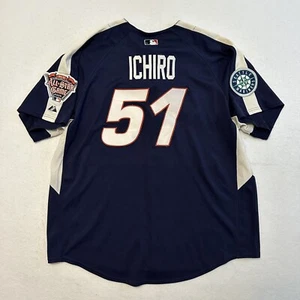 Vintage 2005 Ichiro Suzuki 00s MLB All Stare Game Majestic Mariners Jersey 2XL - Picture 1 of 8