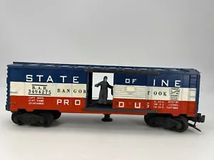 Lionel #3494275 O Gauge State of Maine Caja Operativa Coche Buen Estado - Imagen 1 de 7