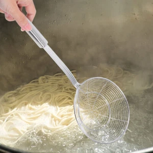 Cucchiaio colino pentola calda utensili friggitrice metallo pasta paletta colino - Foto 1 di 12