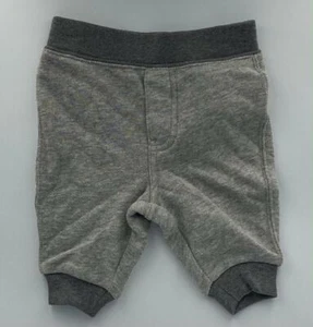 NWT Ralph Lauren Baby Boys' Gray Heather Solid Stretch Pants 3M tno29 - Picture 1 of 2