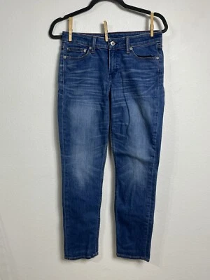 Женские узкие джинсы Lucky Brand Lolita размер 27 синий клевер Ed джинсовая ткань с заниженной талией - Изображение 1 из 4