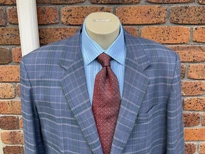 Plot Mens Linen Blend Sports Jacket Fabric Made In Italy Sz: 42/M - Picture 1 of 6