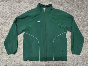 New Balance Large Lightweight Sport WINDBREAKER/JACKET GREEN Mesh Lining - Picture 1 of 10