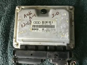 2002 2003 Audi A4 3.0L ECM ECU Engine Computer Module 8E0 909 559 D - Picture 1 of 4
