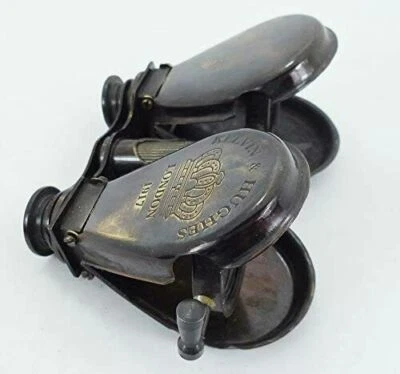 Binoculares plegables de vidrio Opera Kelvin & Hughes Londres 1917 binoculares de latón regalo  Foto 1 de 4