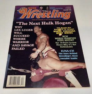 Inside Wrestling Magazine December 1993 Lex Luger Yokozuna Steve Austin WWF WCW - Imagen 1 de 2
