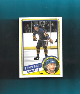 1984-85 O-PEE-CHEE OPC Card # 29 LINDY RUFF BUFFALO SABRES SHARP!