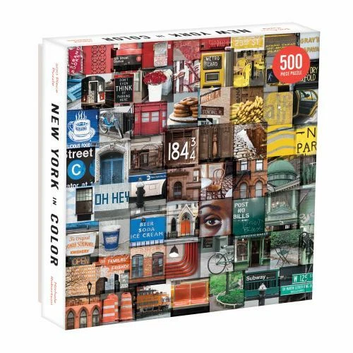 New York in Color 500 Piece Puzzle by Galison (2018, Merchandise, Other)