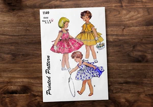 Simplicity 1149 Sewing Pattern Dress with Jacket - Child -  1, 2, 3, 4, 5, 6 - Picture 1 of 4
