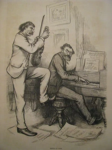 HAYES & WHEELER CAMPAIGN POLITICAL EDITORIAL HARPER’S WEEKLY 1876 - Picture 1 of 2