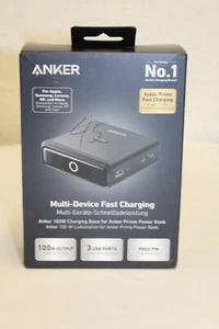 Anker 100W Ladestation für Anker Prime Powerbank Neu Rechnung MwSt - Zdjęcie 1 z 3