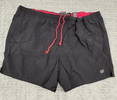 Pantalones Cortos de Natación Vintage Años 90 Olímpicos EE. UU. Para Hombre Talla XL Negros Con Forro Foto 1 de 4