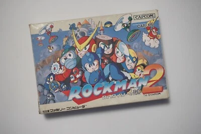 Famicom Rockman 2 boxed Japan FC game US Seller - Image 1 of 4