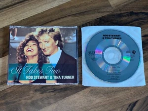 ROD STEWART & TINA TURNER It Takes Two OOP 1990 GERMANY CD single extended rmx - Picture 1 of 3