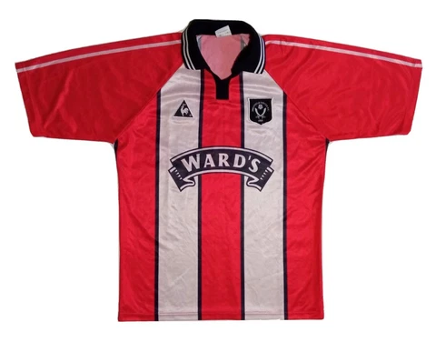 Sheffield United 1997-1999 Le Coq Sportif Football Soccer Shirt Jersey Size  L Cover