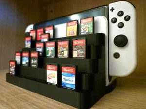 Nintendo Switch Game Card Holder Dock Cartridge Storage Organizer Oled - Picture 1 of 10