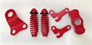 NUOVO Monark Vintage Dual Springer Kit Ricostruzione Forcella Bicicletta Rosso Verniciato a Polvere - Foto 1 di 1
