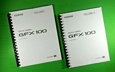 Owners Manual for Fujifilm GFX 100 Camera 352 Pages W/Clear Covers - Image 1 of 3