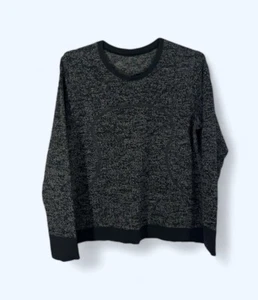 LULULEMON swiftly breathe Long Sleeves Pixel Check Black / Highlight Multi Sz 10 - Picture 1 of 7