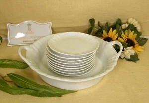 Kaiser Porzellan - Gebäckschale mit Handhaben u. Knabbereitellerchen - Bild 1 von 3