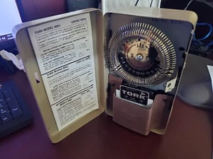 TORK 8001 SPDT 120V 20A TIME SWITCH NEW IN BOX - Picture 1 of 6