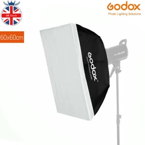 Godox 60x60cm 24"x24" Softbox Montaje Universal para Estudio Bombilla Estroboscópica Luz Flash - Imagen 1 de 5