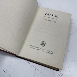 Libro Novela Original Vintage Tapa Dura Patrulla Fred Majdalany 1953 Café Leer - Imagen 1 de 8