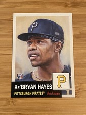 **ROOKIE**Pittsburg Pirates KE’BRYAN HAYES Living Card#476, Facsimile Auto, RC