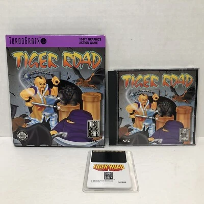 Tiger Road (TurboGrafx-16, 1990) Complete USA CIB TESTED - Image 1 of 4