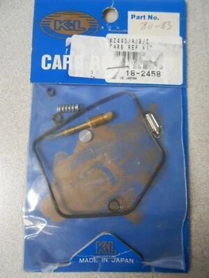 NOS K&L Supply Carburetor Repair Kit Kawasaki 1980-1983 KZ440 18-2458 - Image 1 of 2
