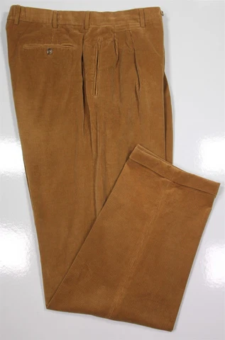 Ermenegildo Zegna Su Misura Custom Made for PEYTON MANNING Corduroy Pants 36x35 Cover