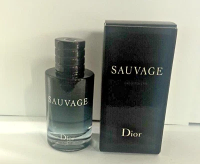 DIOR SAUVAGE EDT 10 ml / 0.34 FL oz Mini Splash Bottle Travel  BRAND NEW in BOX - image 1 of 4