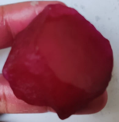 Large Natural Red Ruby 218.7 Ct. Rough Earth Mined Loose Gemstone Gift for Women - Image 1 of 4