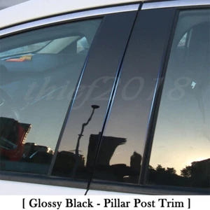 Postes de pilar negros para Land Rover Discovery 3/LR3 2004-2009 moldura de puerta de ventana - Imagen 1 de 9