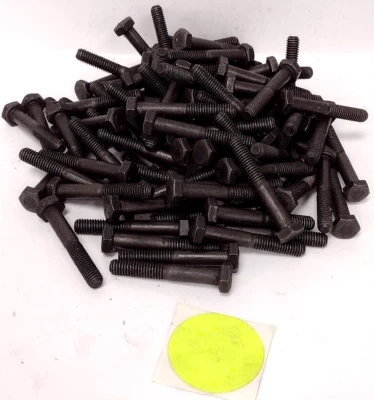 LOTE DE 100 PERNOS CABEZA HEXAGONAL NAVISTAR M6 X 45MM ROSCA PARCIAL ACABADO NEGRO Foto 1 de 4