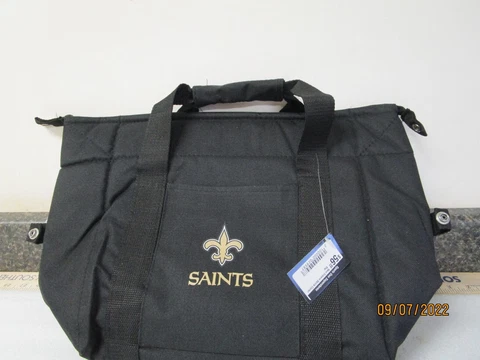 NFL New Orleans Saints 12 Pack Cooler Bag - New - Free Ship! Cover
