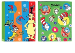 Mini libros Dr. Suess' Green Eggs and Jam & Cat in the Hat se adapta a muñeca AG de 18" - Imagen 1 de 1