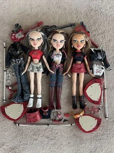 Bratz Doll Rock Angelz Original Release Jade, Cloe & Yasmin Set Bundle - Picture 1 of 11