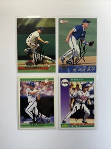 Rico Rossy Lot ~ Braves & K.C. Royals ~ ποΈ(4) Autographs!ποΈ - Picture 1 of 9